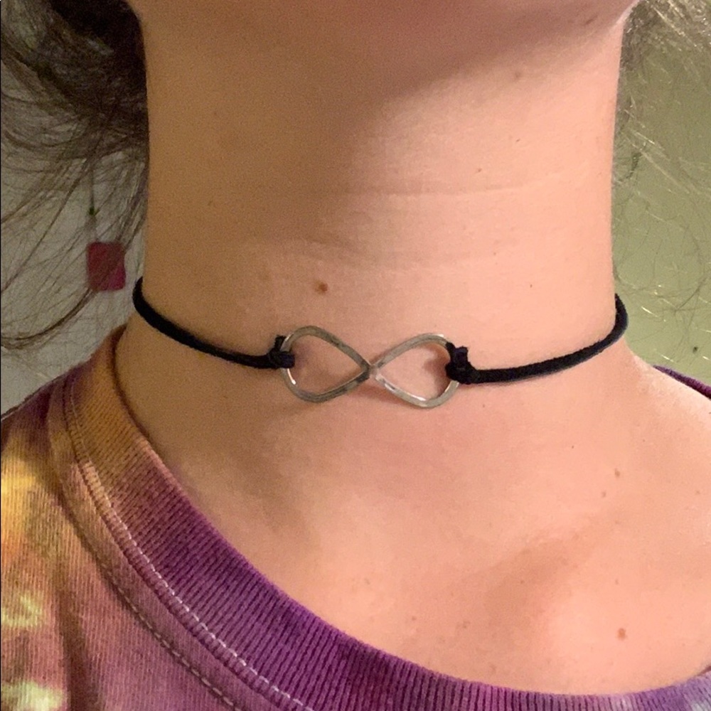 infinity choker necklace 🥰